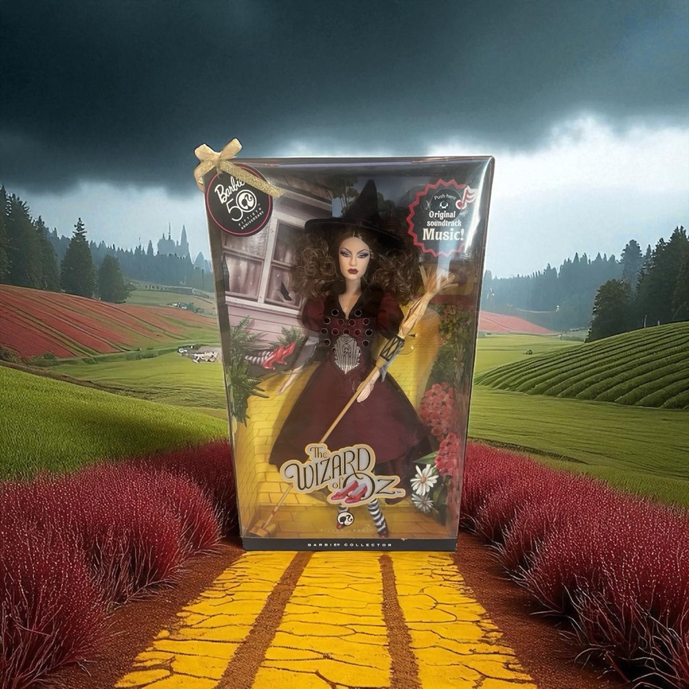 *RARE* The Wizard Of Oz Wicked Witch of the East Barbie Doll 70th Anniversary